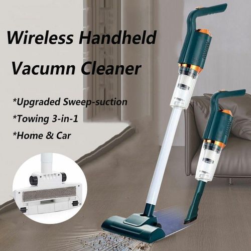 120W Wireless Rechargeable Car Home Vacuum Cleaner 3-in-1 Handheld