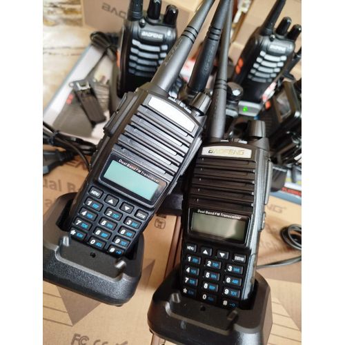 UV-82 Walkie Talkies with Noise Reduction for Hunting, Camping, and Hiking – Pair