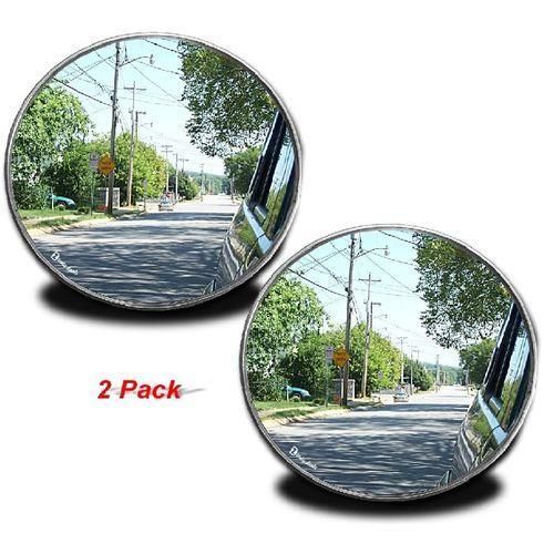 Circle Blindspot Mirror By Safe View Company - Safer Lane Changes, Frameless HD Glass, Convex