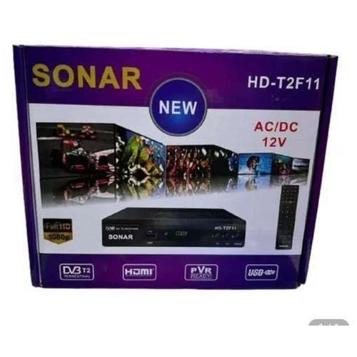 Sonar HD-T2F11 Decoder - DVB-T2 Terrestrial Full HD 1080p HDMI USB PVR Ready ACDC 12V