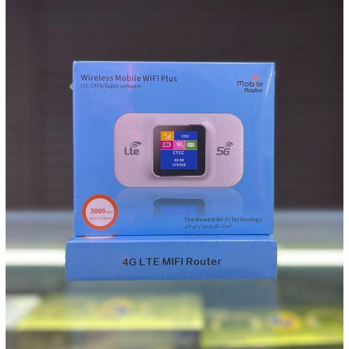 Advanced 5G LTE Wireless Mifi Portable Wifi With Simcard Slot - 300 Mbps Battery 3000 Mah