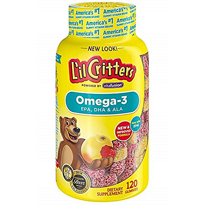 Vitafusion L'il Critters Children Omega3 DHA Gummies (120 ct) Best