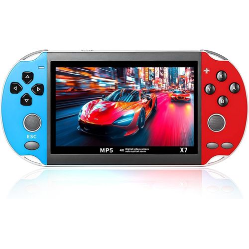 X7 Handheld Game Console, Built in 10000 Games and 10 Emulators, 4.1Inch H D Screen Rechargeable Handheld Retro Game Console, Retro Gaming Console Handheld...