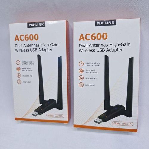 AC 600 Pixlink dual band usb wifi and bluetooh dongle 24GHZ and 5GHZ