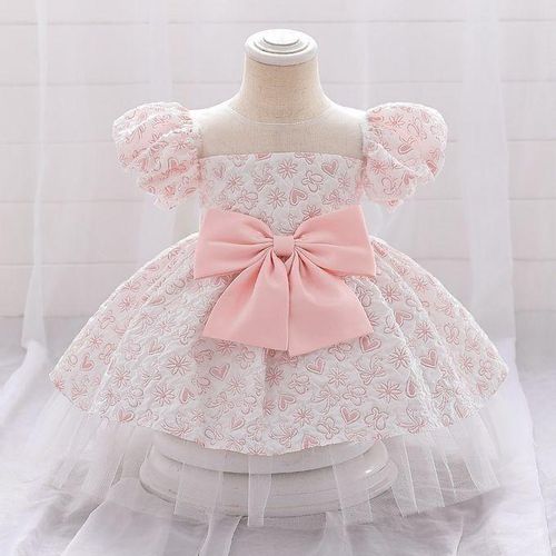 Girl Children Newborn Baby Kids New Arrival Birthday Dinner Party Princess Dress Ball Gown