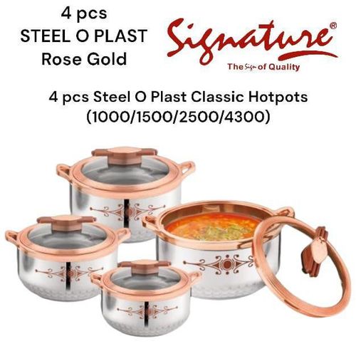 4 pcs Steel O Plast Hotpots -1000150025004300
