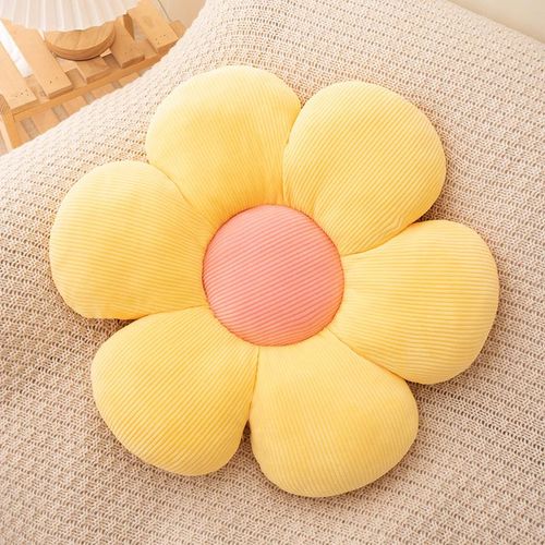 40cm Sunflower Hug Pillow Daisy Seat Cushion Petal Flower Office Ground Cushion Chair Cushion Cute Plush Flower Toy Gift