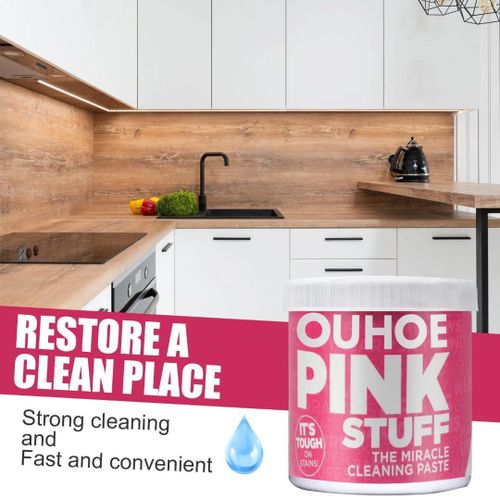 Pink Stuff Multipurpose Cleaning Paste – Natural Stain & Grease Remover for Kitchen Cleaner, Bathroom Cleaner, All-Purpose Cleaning