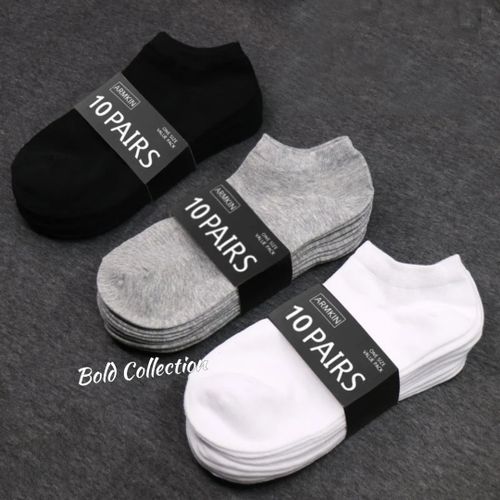 5PCs Classy Comfort Freesize Men Ankle Socks