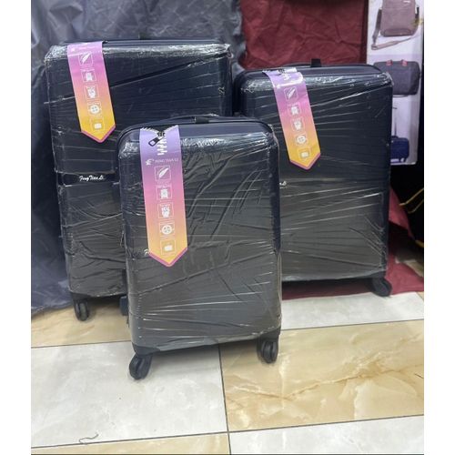 26 INCH 3 IN 1 LAXURIOUS FIBRE SUITCASE BRIEFCASE TRAVEL BAG