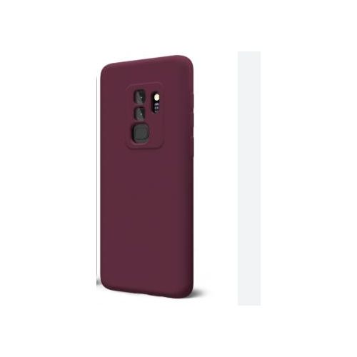 Soft Silicone Back Cover for Samsung Galaxy S9 Plus – Protective, Shockproof, Ultra-Thin, Anti-Scratch, Anti-Fingerprint – Maroon