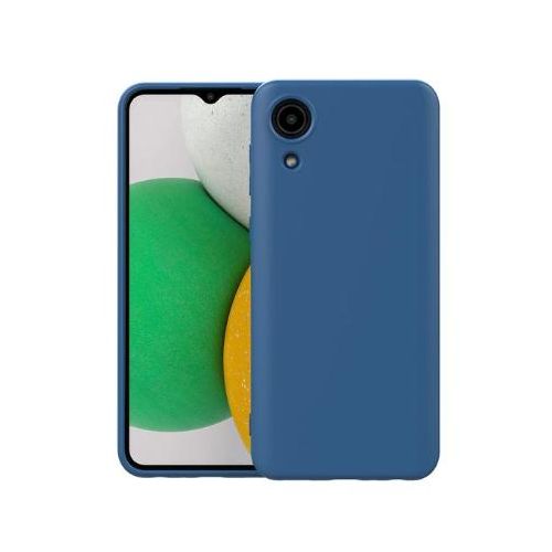 Soft Silicone Back Cover for Samsung Galaxy A03 Core - Blue, anti-fingerprint, anti-scratch, durable silicone case