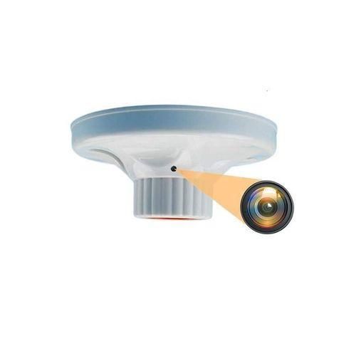WiFi Spy Bulb Holder Camera Hidden Security Cam, Live Monitoring Spy Camera, Bulb Holder Hidden Camera