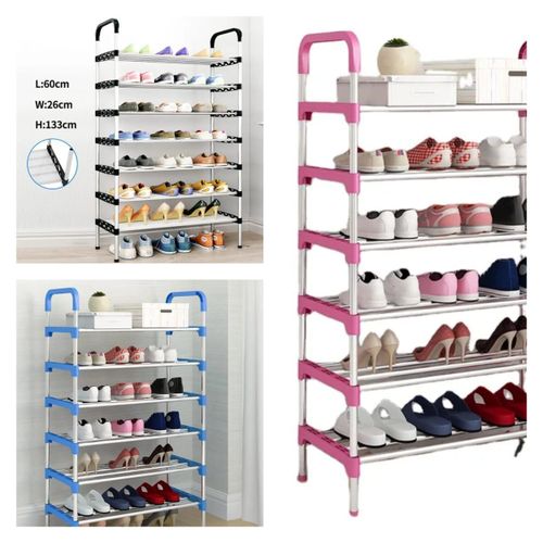 8 Tier Adjustable Shoe Rack Durable Space-Saving Organizer Storage Shelf Stand for Home Entryway Closet Easy Assembly Versatile Modern Design Strong and Long-Lasting