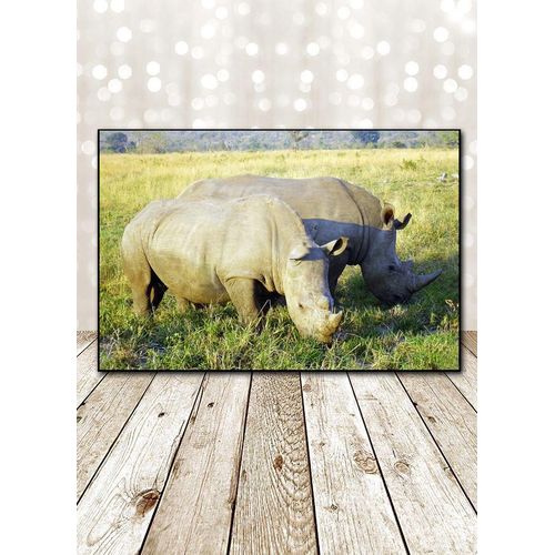 A1 Size Modern Rhino Wall Hanging