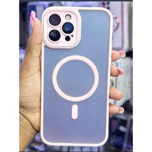 Classic Series MagSafe Cover with 9HD Back + Lens Protect for iPhone 16 Pro - Pink