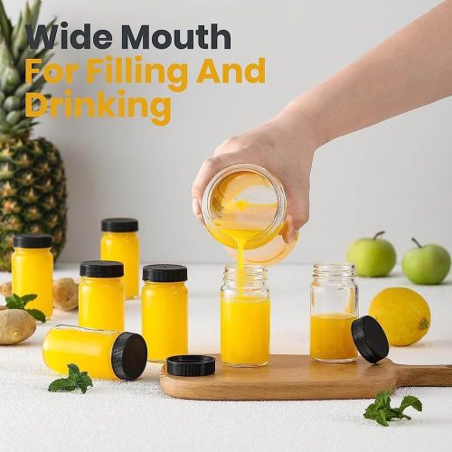 Set OF Gingershots Glass Bottles 60ML