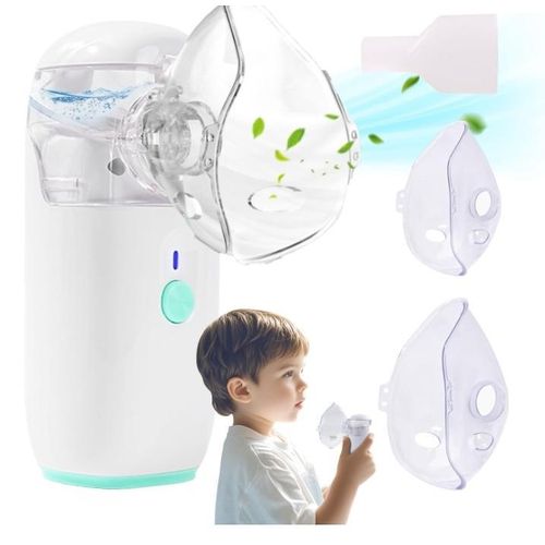 Home Nebulizer Machine Portable Handheld Atomizer Nebuliser Inhalator Adult Children - 3 Speeds - Rechargeable