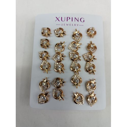 Women Fashion Jewelry Elegant Love Heart Earring-1Pair