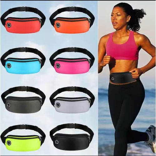 Waterproof Running Belt Phone Holder with Headphone Port