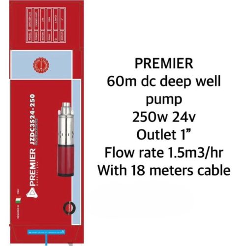 60 metres dc deep well with 18 metres cable