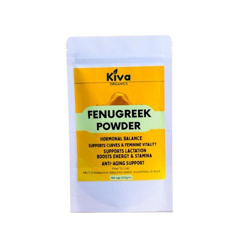Fenugreek Powder Natural Hormonal Balance Lactation Support Boosts Feminine Curves Energy Anti-Aging 100g