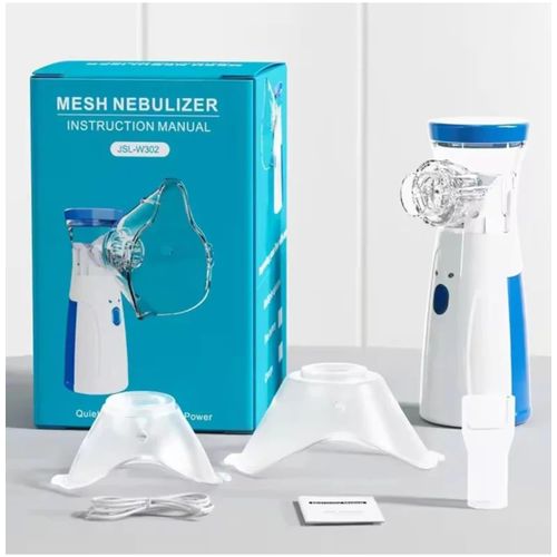 Portable Mesh Nebulizer Machine Handheld Inhaler For Kids & Adults Ultrasonic Silent Nebuliser Machine Medical Grade Humidifier Kit - JSL-W302