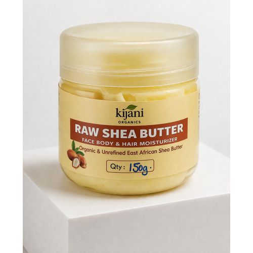 Raw Shea Butter- (100% Organic Cold Pressed & Unrefined), Eases Eczema & Acne, Fades Stretchmarks & Cellulites, Repair Cracked Heels, Hair & Skin Moisturizer