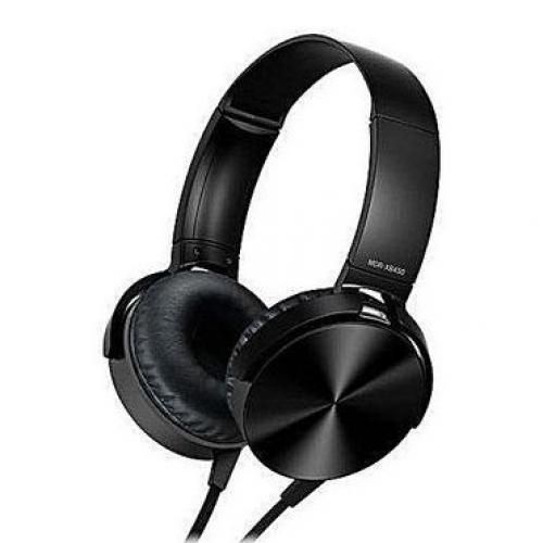 Wired Extra Bass Headphones Black Electronics