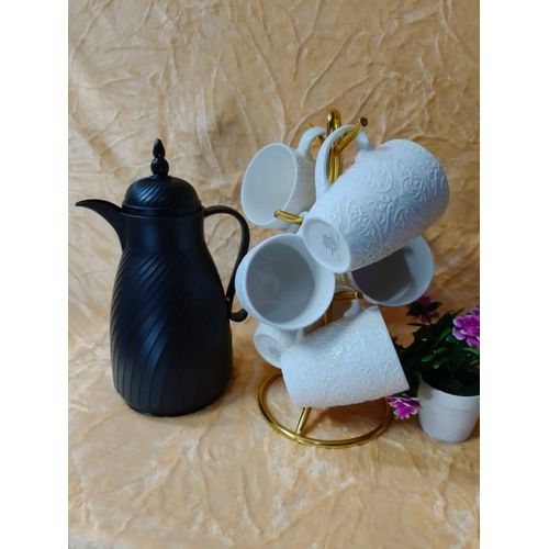 Breakfast Tea set6 mugs and flask