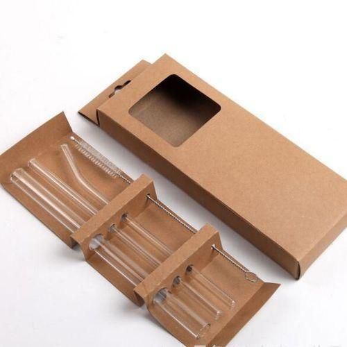4 in 1 Set Re-usable Glass Straw