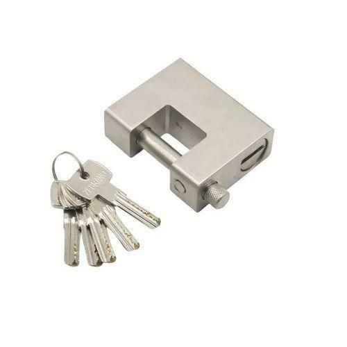 Amoured Rectangular 4 Keys Padlock