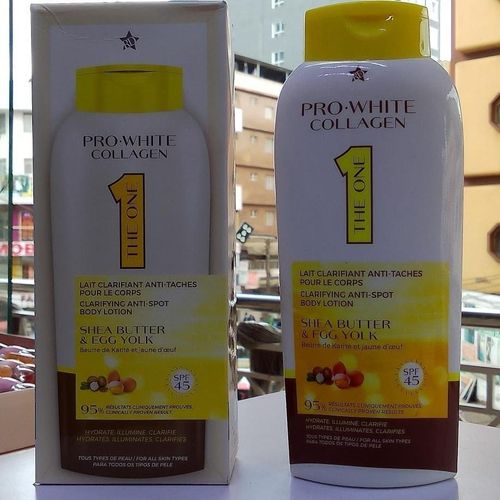 Pro-White Collagen Clarifying Anti-Spot Body Lotion Shea Butter Egg Yolk