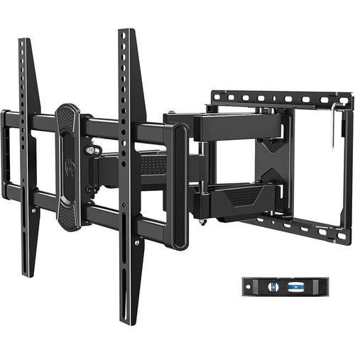 Up to 80" Inches Very Strong Double Arm TV Bracket Tilt and Swivel Full Motion Elegant Design Tv Mount/ Tv Stands Suitable for 32" to 80" TV Set