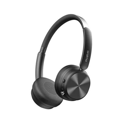 BoomPop Air Lightweight On-Ear Wireless Headphones-80Hr Battery Life, HavyBass & Sound360 Spatial Audio, Bluetooth 5.3, 40mm Drivers, Dual Device Connection, Replaceable Earcups, AUX Wired Mode, Built-in HD Mic, Type-C Charging, Lightweight Comfort