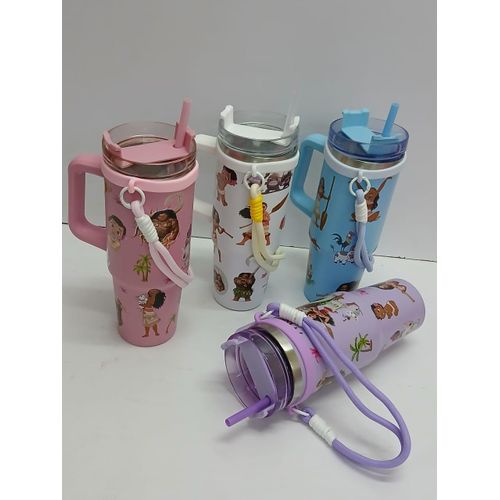 STANLEY MUG-stainless steel large capacity handheld both cold and hot insulated cup with metallic straw