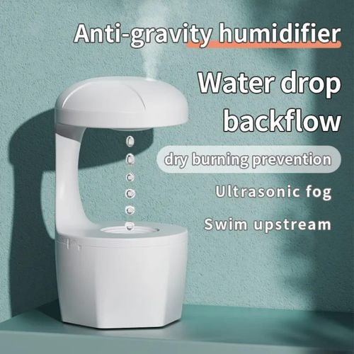 Anti-gravity water droplets humidifier