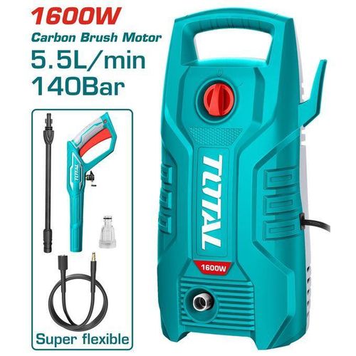 Corded High Pressure Washer Water Spray Gun, 5M cord, 1600W, 140 Bar/ 2030PSI, flow rate 5.5L/ min, , Self Suction, heavy duty for Cars, bikes, Floors, Gardens,air conditioner & Outdoor Cleaning