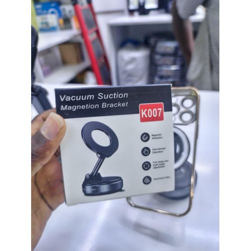 MagSafe Compatible Vacuum Suction Phone Mount – Adjustable Design for Perfect Viewing Angle