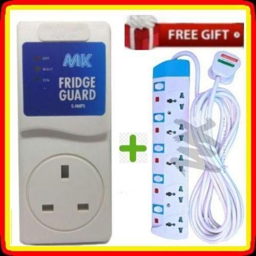 Fridge Guard -white+Free 5-way Power Extension Cable