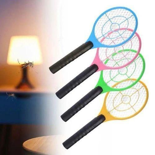Electric Mosquito Swatter Racket Bat - Rechargeable Fly Killer