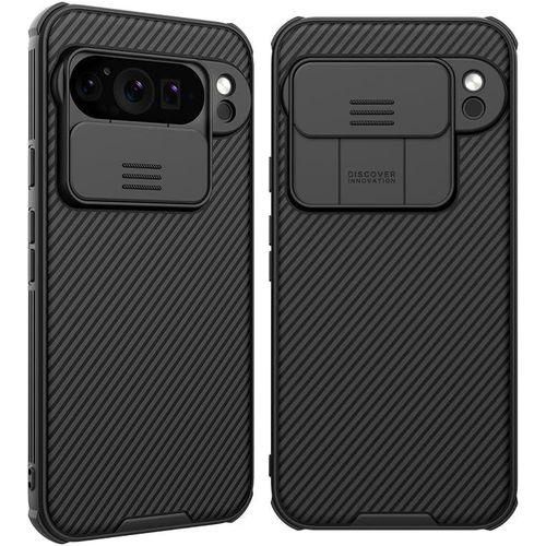 Nilkin Case For Google Pixel 9 Pro XL (6.73'' Inch) CamShield Pro Slider Camera Close & Open Double Layered Protection TPU + PC