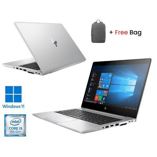 EliteBook 830 G5 Core I5 8GB 256GB SSD 13.3" 8th Gen Slim Backlit keyboard refurbished laptop+ Free Bag