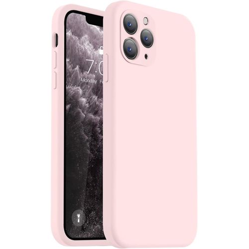 Soft Silicone Slim Fit Cover Anti-Scratch Shockproof Case for Apple iPhone 11 Pro - Beige Nude