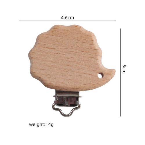 1Pcs Natural Beech Wood Clips Baby Pacifier Holder Infant Nipple Dummy Clip for Baby Mobile Chewing Pacifier Chain Accessories