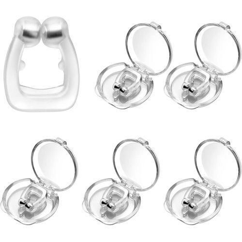 3PCS Anti Snoring Devices, Silicone Magnetic Anti Snoring Nose Clip, 3PCS Snore Stopper, Effective to Stop Snoring, Quieter Restful Sleep