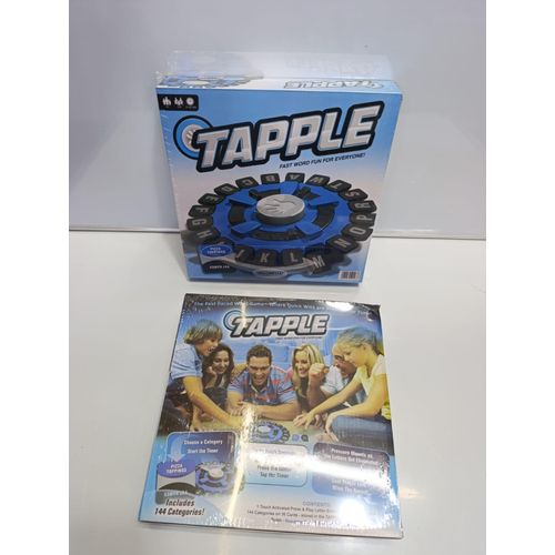 Tapple Word Game Fast-Paced Family Board Game Vocabulary Party Game Fun Educational Spelling Challenge Game for Kids Teens Adults Memory Brain Training Travel Friendly Portable Game Quick Thinking Speed Game