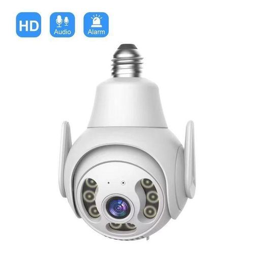 360 Rotating Bulb Camera, With Alarm, Voice Recorder, Uses Wi-fi, Easy To Install, Motion Sensor, Unique Design 3MP CCTV WIFI Camera Motion Detection Waterproof Surveillance Outdoor E27 Bulb PTZ Camera