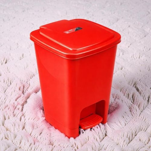 Ultra High Quality Premium Quality 30Litres Red Plastic Step Bin