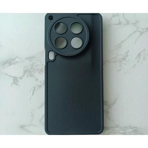 Black Soft Silicone Slim Smooth Phone Case Cover For Tecno Camon 30